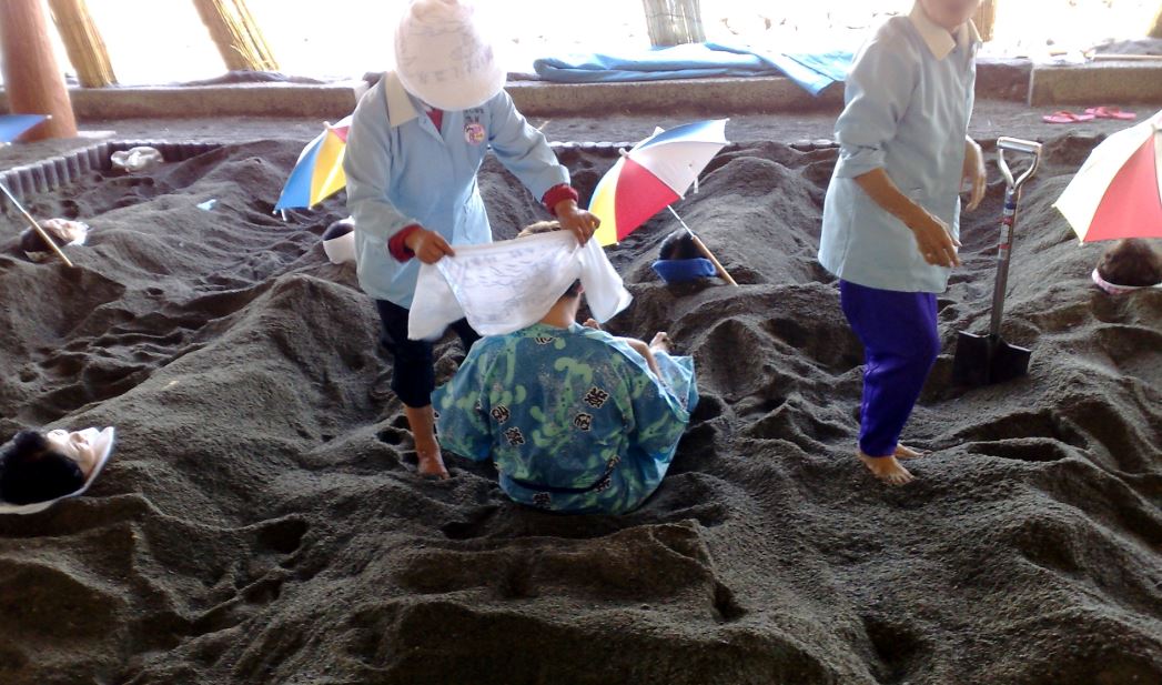 鹿児島 指宿温泉砂むし湯の画像