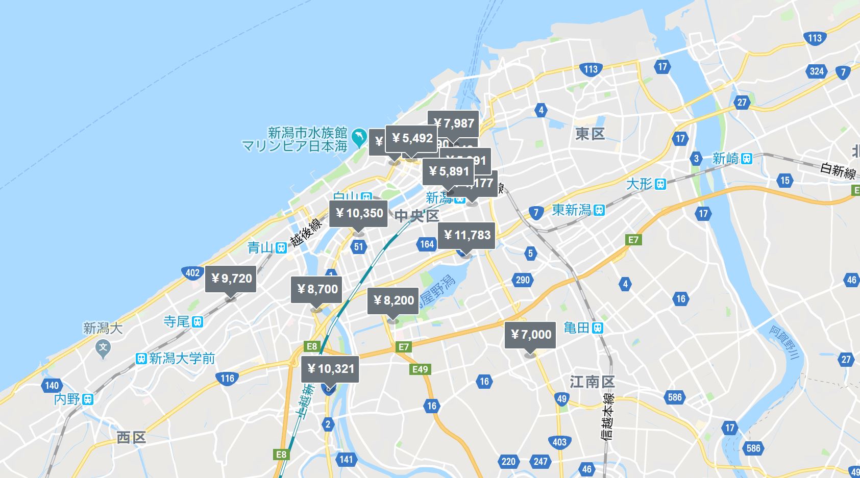 トリバゴホテル予約サイト 新潟！新潟温泉宿・新潟駅直結のホテルを検索！